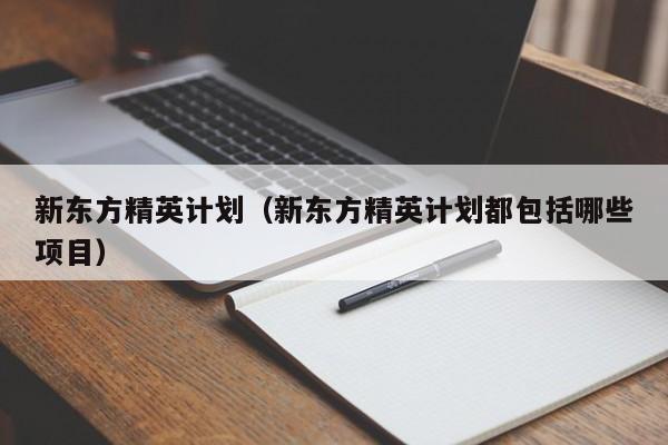 新东方精英计划（新东方精英计划都包括哪些项目）