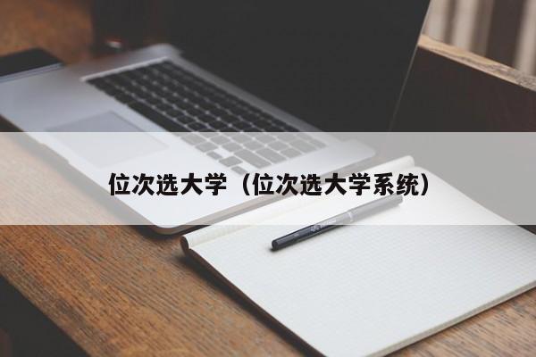 位次选大学（位次选大学系统）